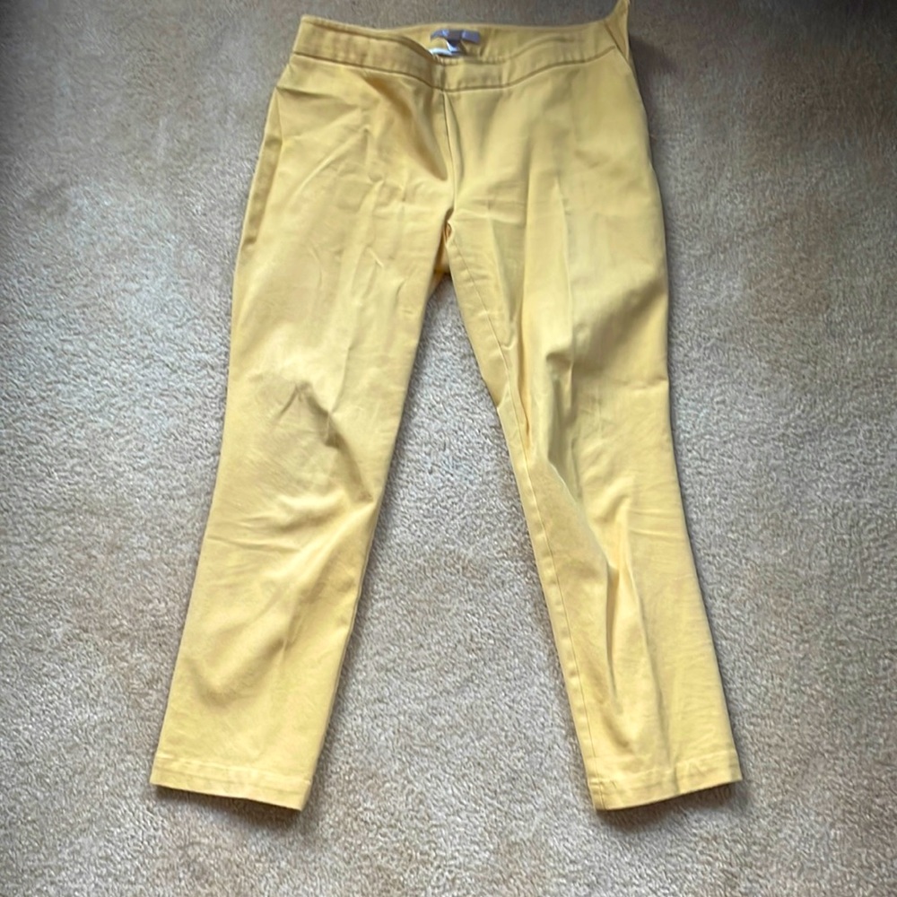 Chicos light yellow slacks. .05 size.